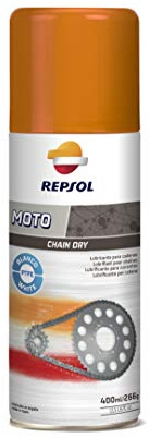Repsol RP715T98 Chain Dry Engrase Moto, 400 ml