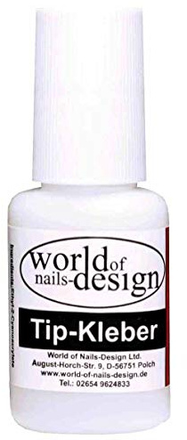 Profi-Tipkleber, Spezial Nagelkleber extra stark in der Pinselflasche 1er Pack (1 x 7,5gr.)