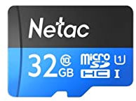 NETAC P500 32GB UHS-1 U1 MICRO SDHC CARD + SD ADAPTOR, 80MB/S