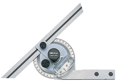 Mitutoyo 187-904-10, Universal-Winkelmesser, 15,2 cm Klinge, 5 Minuten Auflösung