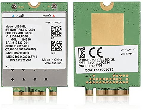 KIMISS Module L850 GL 4G, Carte WiFi Réseau FDD WCDMA pour Fibocom L850 sans Fil LTE HP ProBook 440 G5