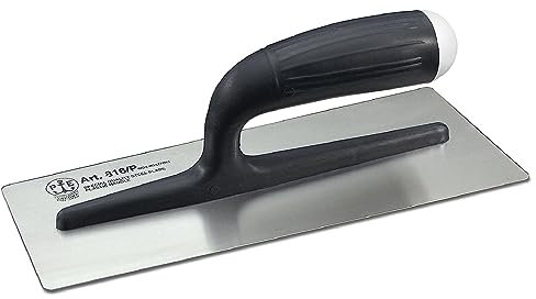 La zappa Frattone americano liscio con base in acciaio e portamanico in plastica 12 x 28 cm (Acciaio inox)
