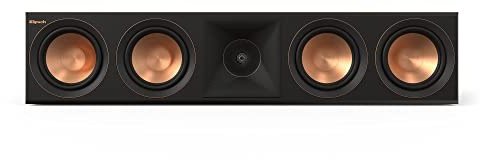 Klipsch Reference Premiere RP-504C II Center Channel Home Theater Speaker with Updated Tractrix Horn and Port Technology and 5.25” Cerametallic Woofer for Crystal-Clear Dialogue in Walnut (Renewed)