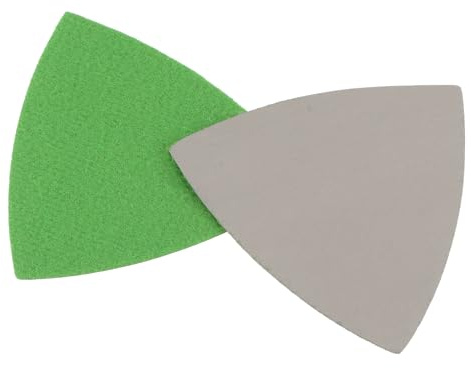 CoCud Hook and Loop Triangle Sanding Pads Oscillating Sand Papers, 3-1/2 Inch 3000 Grit Silicon Carbide Triangular Sandpapers, 10 Pieces