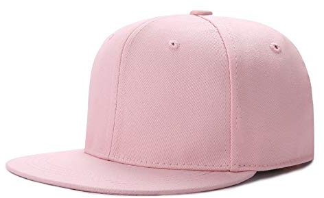 Boolavard spädbarn till småbarn barn enkel strukturerad platt rem snapback-keps, Babyrosa, one size