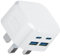 USB C Plug,40W Multi USB and Type C Charger Plug Fast Charge 4 Port USBC Wall Adaptor UK lightning Charging Plug for Apple iPhone 16e 16 Plus 16 Pro Max 15 14 13 12 11 SE/Watch/New iPad 8 9 10 11th