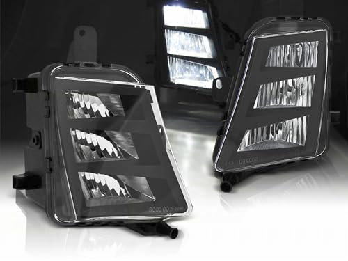 Tuning-Tec Sport LED Nebelscheinwerfer Set Schwarz für VW Golf 7 VII 2013–2017 für GTI Stoßstange
