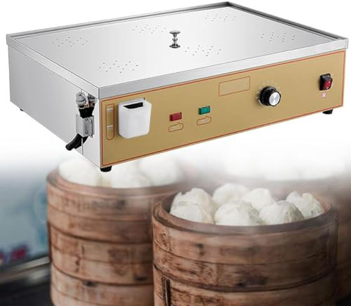 LSHFYV Cuiseur Vapeur électrique pour Aliments, 2 Trous, 4 Trous, 6 Trous, Machine à Pain cuit à la Vapeur, cuiseur Vapeur électrique Commercial, cuiseur Vapeur pour la Cuisson des légumes,6Hole