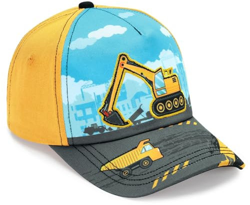 WAWSAM Jungen Baseballkappe Verstellbarer Kinder Snapback Trucker Cap Baumwolle Jungen Baseballkappe Baseball Mütze Sonnenhut