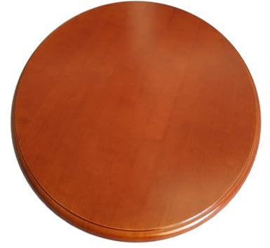 Plato giratorio grande de madera para mesa de comedor, bandeja giratoria de 360° para servir, plato redondo para servir sobre la mesa, plato giratorio Lazy Susan sin ruido para mesa de comedor