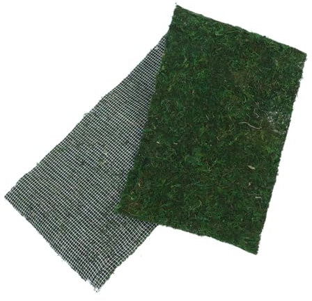 Hemobllo Muschio Artificiale Verde Realistico per Decorazioni Finestra