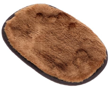 BESPORTBLE Guanti Per Lucidare Scarpe Pelliccia Imitazione Kit Di Pulizia Per Scarpe E Stivali Vello Morbido E Applicatore Per Prodotti Di Cura Pelle Design Pratico E Resistente