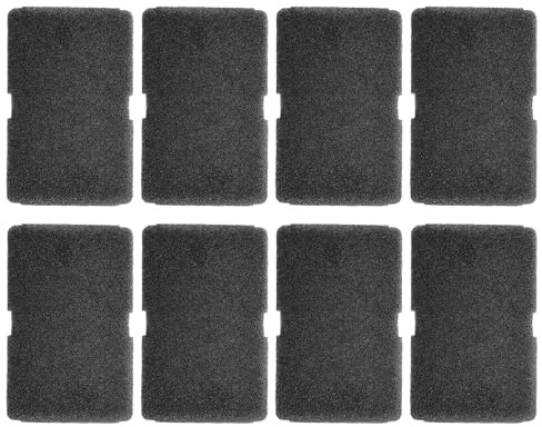8 Stück Trockner Filter für Beko Grundig Blomberg Elektrabregenz 2964840100, Wärmepumpentrockner Filter, Wärmepumpentrockner Filter, Schaumstofffilter Schwammfilter Filtermatte 240 X 155 X 10mm