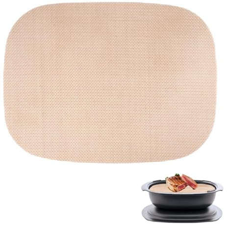 Papel de Horno Reutilizable Accesorios compatibles con TM7 Varoma, Papel de Cocción al Vapor para Thermomix TM7, papel de Horno Permanente para Varoma, Resistente al Calor Hasta 250 °C, Antiadherente