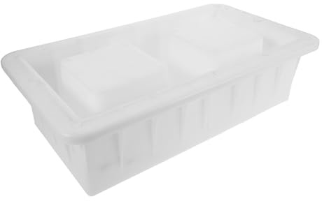 Gatuida Molde de Ladrillos de Cemento de Doble Cavidad 40x20x12 Cm, Molde Plástico para Hormigón Hueco, Resistente Abrasión, Producción Rápida para Pavimentación y Construcción Exterior