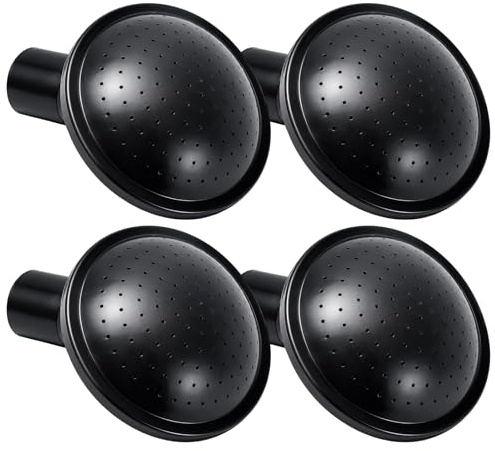 Watering Can Rose Head Replacement, Set of 4 Gardening Watering Nozzles with Fine Spray Pattern, Durable Plastic Construction for Indoor and Outdoor Plant Care, Compatible with Standard Watering Cans