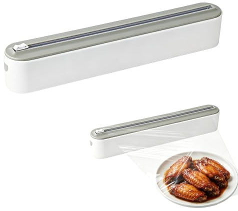Magnetischer Frischhaltefolienspender,Frischhaltefolie Schneider,Folienschneider,Folienspender,Mit Schneider,Abroller Und Spender,Für Alufolie Und Frischhaltefolie,Praktische Optionen Für Die Küche