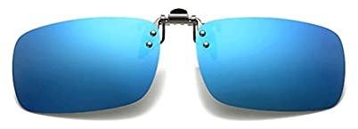 Clip on Polarisiert Sonnenbrille Ultraleicht Sonnenbrille Aufsatz Flip up Sonnenbrille Clip Gegen Licht für Frauen und Männer Brillenträger
