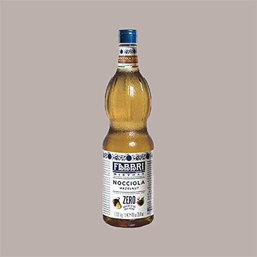 Lucgel Jarabe de avellana cero sin azúcar añadido sin calorías Fabbri - 1300 gr -