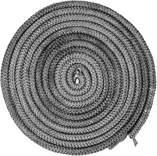 YUETTYY Junta de puerta de estufa de leña, cuerda de estufa de madera, sello redondo de fibra de vidrio para estufas de leña 6/8/10/12 mm x 2/3 m (2,8 mm)