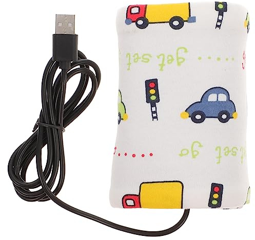 Hoement Bottle Cooler Bag Portable Milk Warmer for Travel Breastmilk Warmer USB