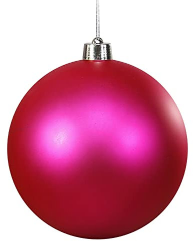 cfpqv 20,3 cm, grande sfera decorativa in plastica infrangibile, in oro caramelle, per creare un'atmosfera divertente per le vacanze, amaca con telaio da giardino (rosa caldo, taglia unica)