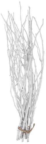 TOPPERFUN Paquete De 10 Ramas De Árbol Secas Blancas para Jarrones Palitos Decorativos Naturales De 50 Cm De Largo para Centros De Mesa Y Arreglos