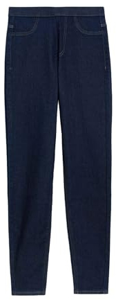 Marks & Spencer Donna Tirare su Jeggings con Vita Alta – vestibilità Skinny – Controllo Pancia – Vita Elasticizzata