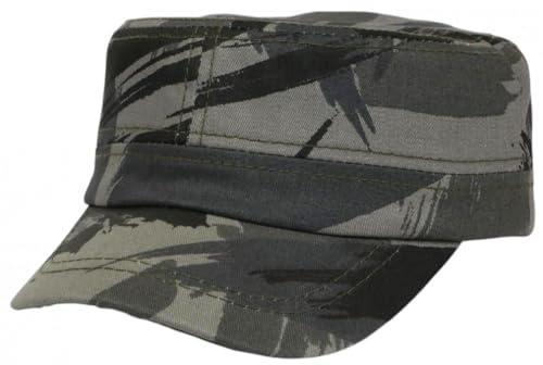 Nyls Création Berretto militare per bambini, mimetico, grigio, esercito cubano, 6 a 11 anni, ragazzo, grigio, taglia unica