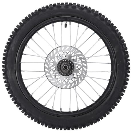 Ausla 17 Zoll Vorderreifen Felgen Reifen Ersatzmontage 70/100-17 2.75-17 mit 12mm Achse und 190mm Bremsscheibe für Dirt Pit Bike RM80 KLX125 Apollo