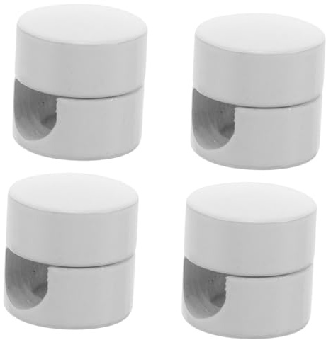 NOLITOY 4pcs White Pendant Light Cord Grip Strain Relief Connector Rust Cable Clamp for Secure Hanging Ceiling Light Fixtures DIY Fixing