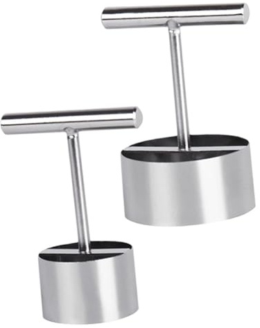 DECORNIJIA Outil De Carottage Multifonction en Acier Inoxydable 2 Pièces Dénoyauteur De Fruits Portable pour Poires Et Pommes Usage Domestique Fournitures Cuisine