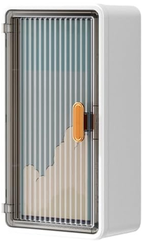 Ancsttu Portarotoli da Bagno | Mobile Muro Portafazzoletti Contenitore Ripiano,Organizzatore Bagno per Spugne Salviette Articoli Igienici Cucina Camera da Letto Casa