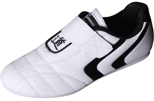 Fooceoute Scarpe da Taekwondo Sport Boxe,Uomo Donna Karate Scarpe Allenamento,Scarpe Kung Fu Taekwondo,Morbido E Delicato sulla Pelle,per Arti Marziali E Taichi