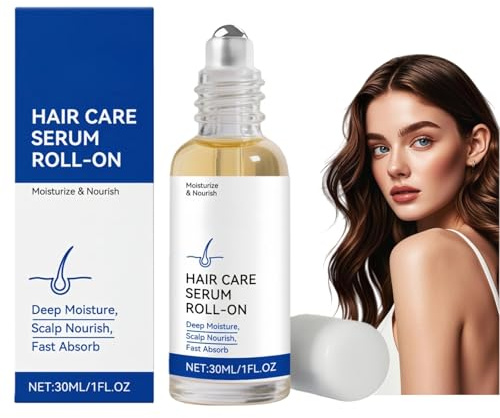 Rose/mary Hair Growth Serum Roll-On, Hair Loss & Hair Fall Control Serum for Women & Men, Roll-On Ha/ir Loss Ser/um for Ha/ir Regrowth, Promote Thicker & Stronger H/air, Suitable for All H/air Types