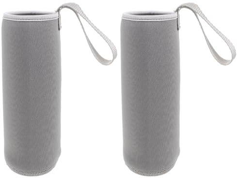 Abaodam 2 Pezzi Coperture Isolanti per Bottiglie in Neoprene 550 Ml con Manico Custodie Protettive per Borracce Sportive e Tazze Termiche Resistenti al Calore per Viaggi e attività