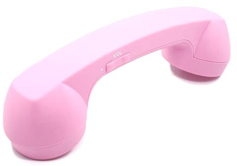 ENJOY-UNIQUE Retrò Cornetta del Telefono senza fili Bluetooth microfono e Auricolare per Anziani, bambini e adulti Telefonate da cellulare