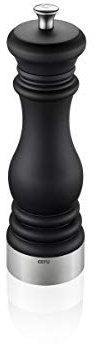 GEFU Salz- oder Pfeffermühle Flavio mit Verstellbarem Keramikmahlwerk - Gewürzmühle - Holz - Manuell - Größe M