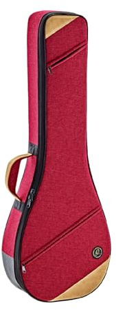 Ortega Guitars Soft Case Banjo-Tasche - Baumwolle / Leinen, Rot | für Banjo, Höhe 107cm Breite 40cm, mit Schultergurten, OSOCABJ-BX