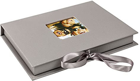 walther design Aufbewahrungsboxen grau mit Cover-Ausstanzung, Fun FB-112-X