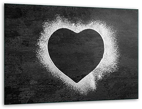 TMK ArtDeko – Schneidebrett Glas – Glasschneidebrett für die Küche 40x30 cm – Robust, Hygienisch & Rutschfest – Glas Schneidebrett – Zusätzliche Arbeitsfläche – Vielseitige Nutzung
