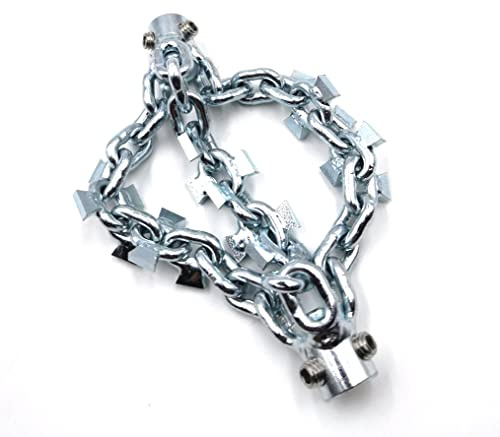 LEADFEN with carbide-tip drain cleaning cutter DN75mm pipe cleaning knocker 8mm flexible shaft cable sink toilet unclog