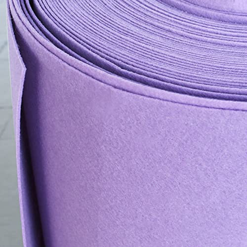 Yimihua 2mm Dicker Filz Stoff, Filzstoff Bastelfilz Farbig Filz Blätter Vliesstoff 100 x 100 cm Kinder DIY Zubehör zum Handwerk Nähen Projekte(Color:Violett)