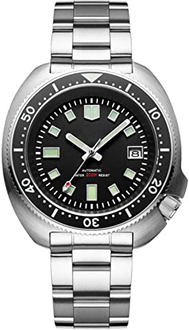 ADDIESDIVE taucheruhren Herren 200m NH35A saphirglas Uhren Herren automatik mit Edelstahlarmband