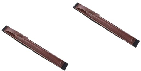 Gadpiparty 2pezzi Custodia Pu Per Stylus Pen Supporto Per Pencil Protezione Da Graffi e Danni Colore Caffè Accessorio Per Uso Quotidiano