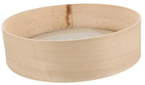 CAXUSD Cedazo De Harina De Madera Redondo 30 Cm para Colar Malla Fina Portátil y Fácil De Limpiar Herramienta para Hornear Uso Doméstico y Profesional