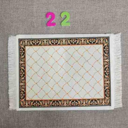 TMTGTS Persischer Teppich Mauspad 1 Stück Mini Teppich aus Orientteppich Muster Boho Quaste Gaming Mauspad Perser Mousepad Büro Zubehör Mousepad klein Maus Teppich Computer Zubehör Untersetze