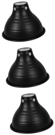 3st Reptilienleuchten Reptilienhüllen Halogen-glühlampe Birne Stand Zubehör Für Reptilientanks Reptilien-lampennetz Fackel Bärtiges Drachenlicht Schlange Gehege Led Uv Eisen Black CIYODO