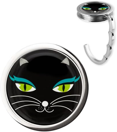 Pylones, Handbag Hook Black Cat