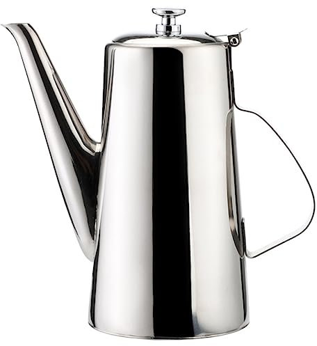 BESPORTBLE Edelstahl Wasserkrug Mit Sieb Verbrühungssicherer Griff 2l Kaltwasserkrug Für Haushalt Und Tee Zubereitung